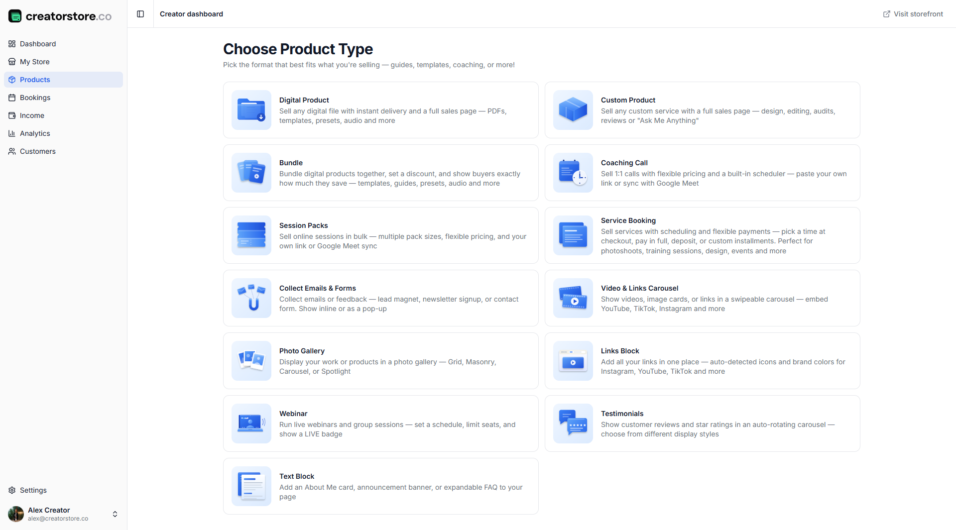 What Is CreatorStore?