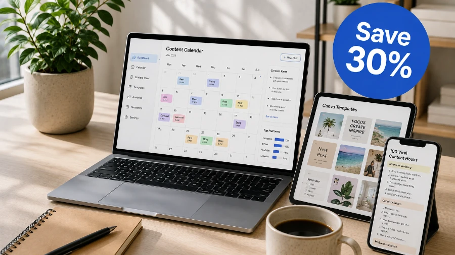 Content Creator Bundle (Save 30%) 